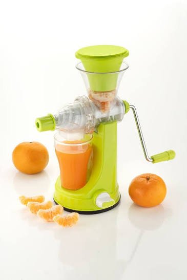 Novel Manual Fruit Juicer Hand Press Juice Extractor with Crank Handle for Kitchen